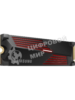 Накопитель SSD Samsung 990 Pro 4Tb, PCIe 4.0 x4, M.2 2280, NVMe, R/W 7450/6900, с радиатором