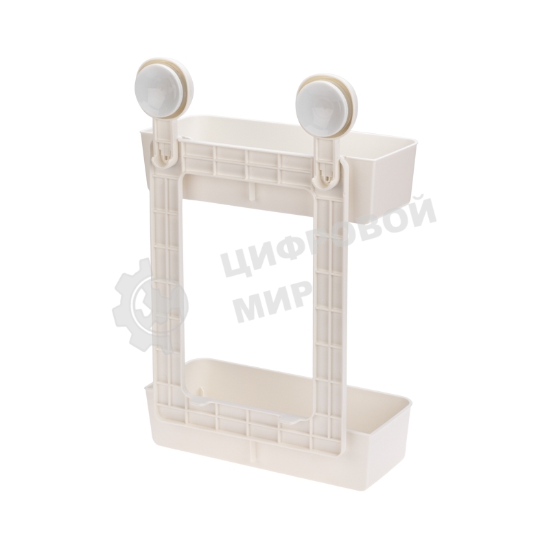 Полка двухъярусная настенная HALSA HLS-F-110W на вакуумной присоске