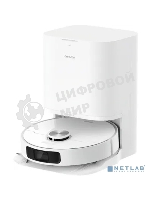 Робот-пылесос Dreame RLL11GC L10 Prime белый, 60 Вт, 5200 мА·ч Li-Ion, уборка сухая/влажная, пылесборник контейнер 0.45 л
