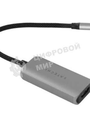Адаптер Satechi Type-C to HDMI 4K 60HZ. Поддержка 4K/60Hz. Материал корпуса алюминий. Цвет серебряный.
