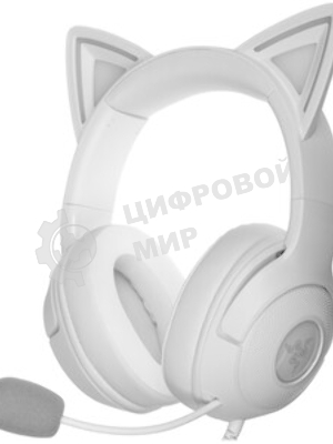 Гарнитура Razer Kraken Kitty V2 Белый, проводная, USB, подсветка