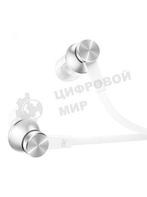 Проводные наушники Xiaomi Mi In-Ear Headphones Basic серебристый, внутриканальные, Jack 3.5 мм