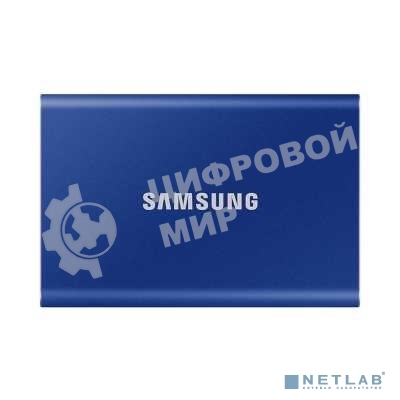 Внешний SSD Samsung T7, 2TB, USB 3.2 Gen 2 Type-C, R/W 1050/1000, синий