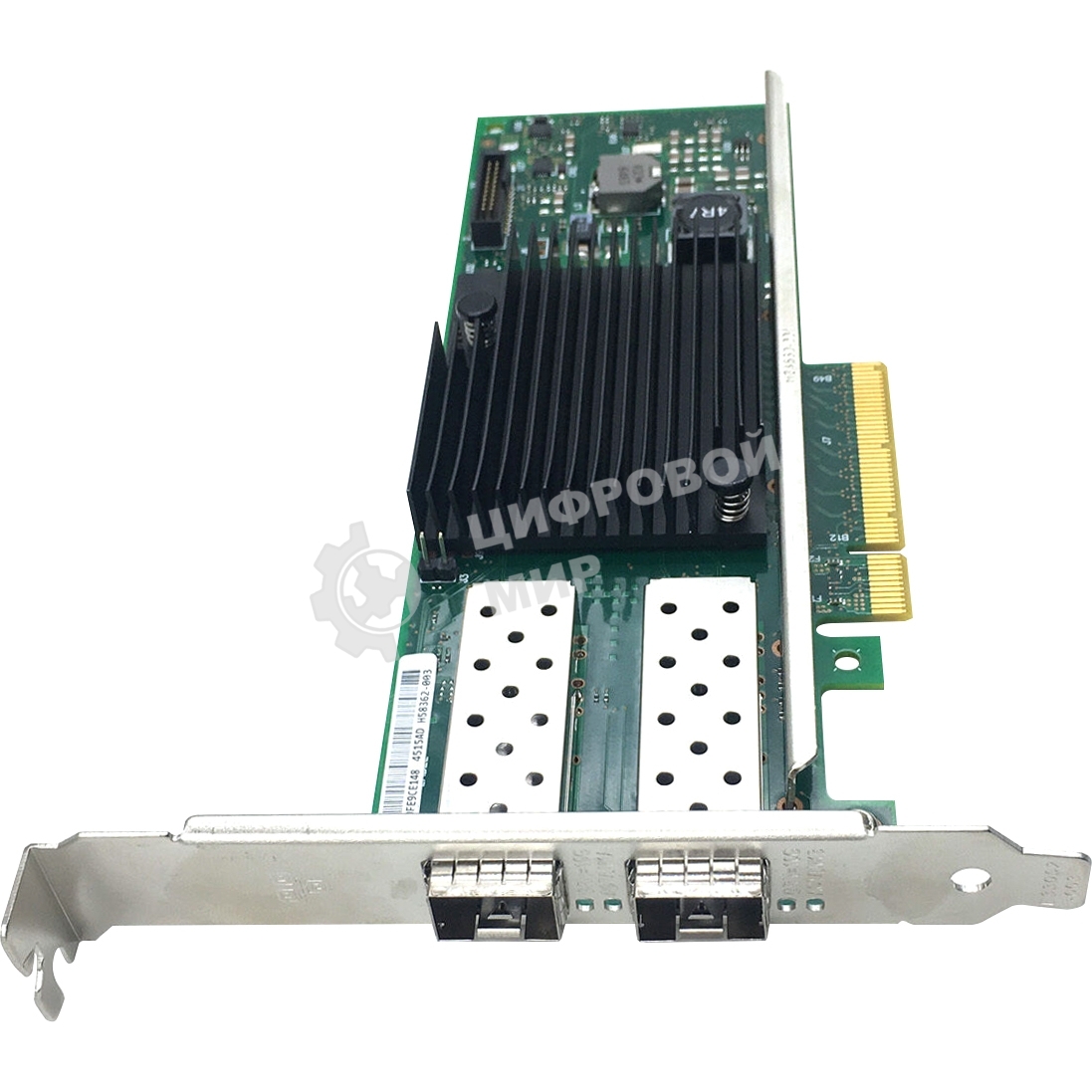 Сетевой Адаптер Intel Ethernet Converged Network Adapter X710-DA2, 10GbE/1GbE dual ports SFP+, open optics, PCI-E 3.0x8 (Low Profile and Full Height brackets included) bulk