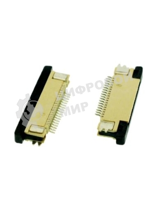 Разъем FPC Half Coverage Bottom Contact 1.0K-BX-4PWB 4 pin высота 2мм шаг 1мм