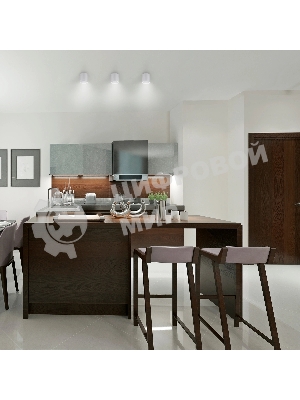 Светильник Gauss Overhead накл цил 6W 420lm 4100K 170-240V IP20 68x75мм белый с расс LED