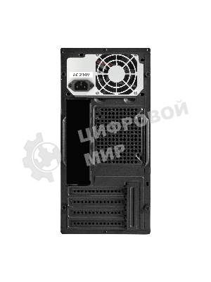 Компьютерный корпус Minitower ExeGate BAA-303MU-AA500 (mATX, БП AA500 с вент. 8см, 2*USB+1*USB 3.0, HD Audio, черный)