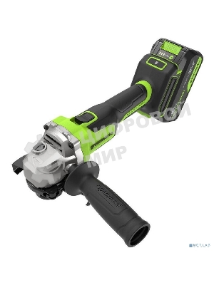 Угловая шлифовальная машина аккумуляторная Greenworks AG590, 24V, б/щет, 125 мм, 8500 об/мин, Anti-Kickback,1х4Ач,ЗУ,кор 3201007CUB