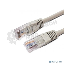 Кабель патч-корд, Filum FL-U5-2M U/UTP 5e cat. 2м, 26AWG(7x0.16 мм), омедненный алюминий (CCA), PVC, серый