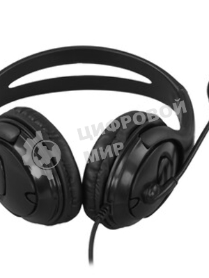 Гарнитура Oklick HS-M400 чёрный, проводная, 3.5 мм