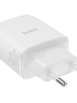 Зарядное устройство Hoco 18Вт, 3А, QC3.0, 1xUSB + кабель USB/Type-C, C72Q, белый, блистер