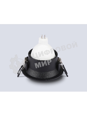 Встраиваемый точечный светильник Ambrella light TN102806 BK черный GU5.3 D81*50