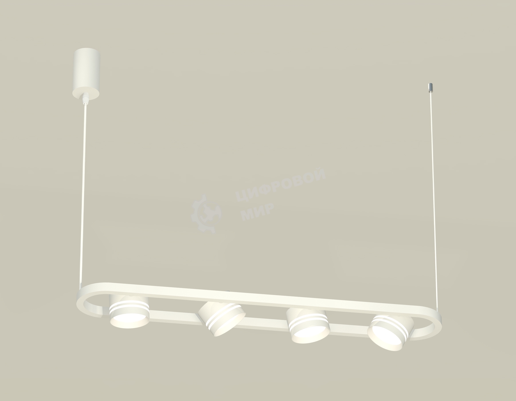 Светильник Ambrella light XB9163153/4 SWH/FR белый песок/белый матовый GX53 (C9163, N8477)