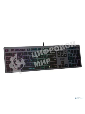 Клавиатура проводная A4Tech Fstyler FX60, USB, серый