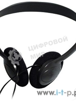 Проводные наушники Ritmix RH-501 черный, накладные, Jack 3.5 мм, складная конструкция