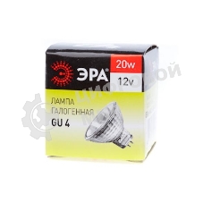 Лампа галогенная ЭРА GU4-MR11-20W-12V-30Cl(10/200/8400)