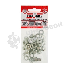 Гайка шестигранная М8 цинк. DIN 934 (уп.35шт) пакет Tech-Krep 103026