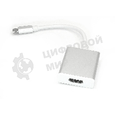 Адаптер Type-C на HDMI, серебро