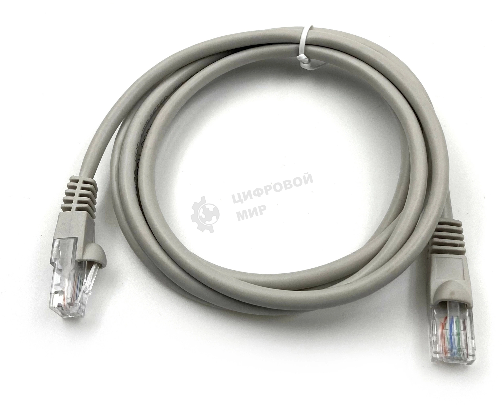 Патч-корд Buro LSZH UTP cat.5e 1.5м серый RJ-45 (m)-RJ-45 (m)