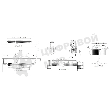 Разъем FPC Half Coverage Bottom Contact 1.0K-BX-4PWB 4 pin высота 2мм шаг 1мм