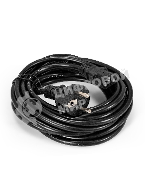 Кабель питания ExeGate Special PC-5S (Евровилка Schuko->C13, 3*1.0мм2, CCA, черный, 5 м)