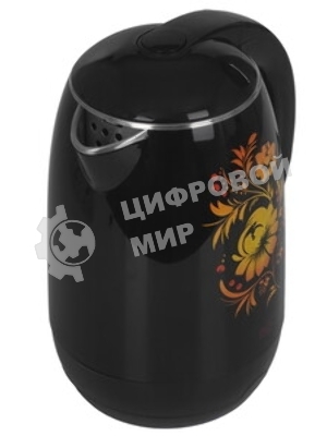 Чайник электрический BQ KT1702P черный-Цветы