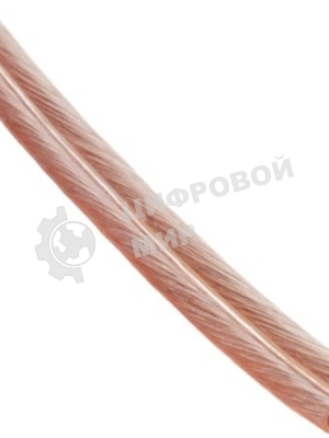 Акустический кабель Cablexpert CC-TC2x2,5-50M, прозрачный,  50 м, на катушке