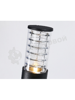 Светильник Ambrella light ST2536 BK/CL черный/прозрачный IP54 E27 max 40W D108*800