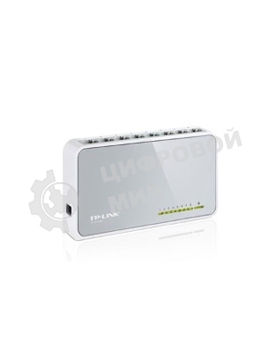 Коммутатор TP-Link SOHO TL-SF1008D Коммутатор 8-port 10/100M mini Desktop Switch, 8 10/100M RJ45 ports, Plastic case