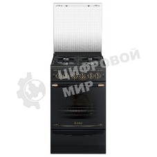 Плита газовая Gefest ПГ 5100-02 0183 черный, конфорок 4 шт, духовка 52 л, 50 см x 85 см x 58.5 см