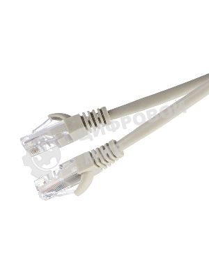 Кабель GoPower PATCH RJ-45(M)-RJ-45(M) 00-00029033 0.5M серый