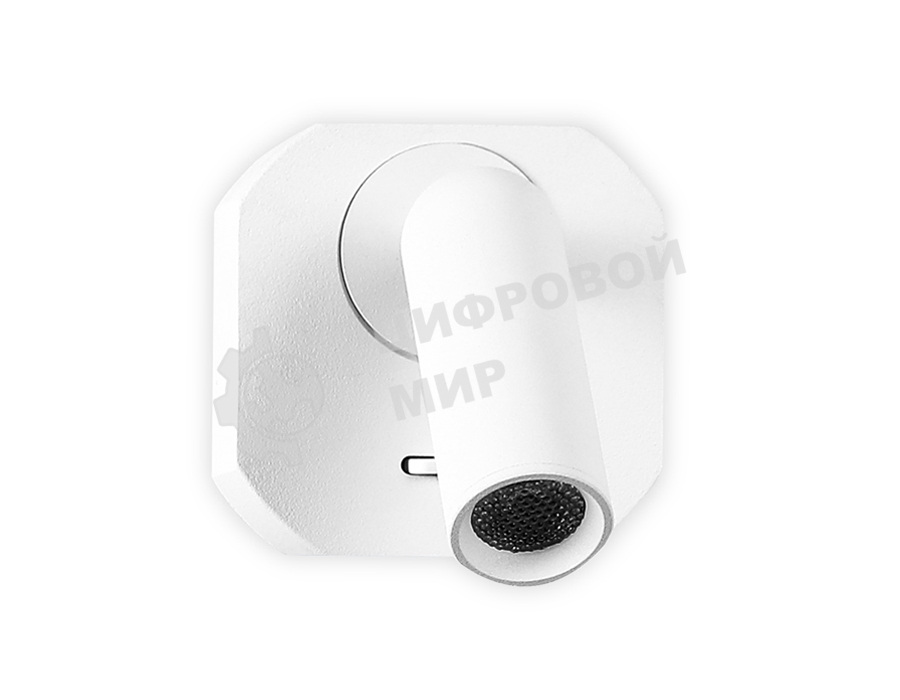Настенный поворотный светодиодный светильник Ambrella light FW282 SWH белый песок LED 4200K 3W 66*66*65