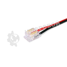 GS7375 Соединитель гибкий односторонний COB 12/24V для лент 8/10mm (2 конт.) (10шт)