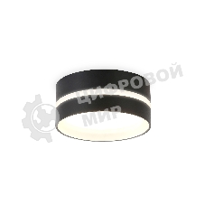 Светильник Ambrella light TN5389 SBK/FR черный песок/белый матовый GX53 IP44 D85*41