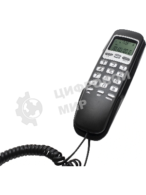 Телефон проводной Ritmix RT-010 черный