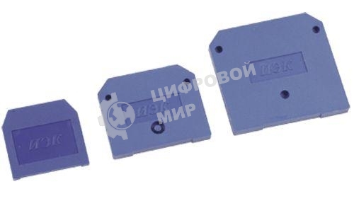 Заглушка для ЗНИ-16кв.мм (JXB100А) син. IEK YZN10D-ZGL-016-K07