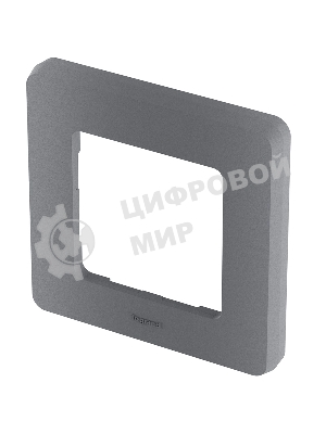 Рамка 1 пост. дымчатый Inspiria