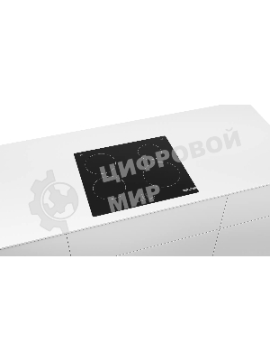 Индукционная варочная панель Bosch Serie 4 PUE611BB5E, индукционные, независимая, черный