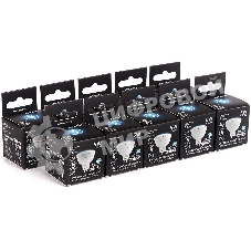 Лампа светодиодная Gauss Black 5Вт цок.:GU5.3 рефлектор 12B 4100K св.свеч.бел.ней. MR16 (упак.:10шт) (201505205)