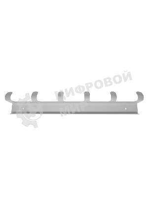 Вешалка Rexant навесная на дверь, 6 крючков, белый