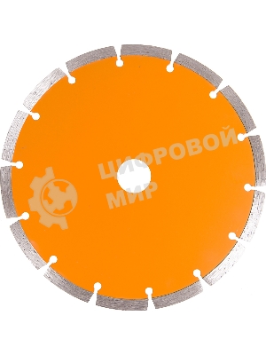 Диск алмазный отрезной сегментный 180х22,2 мм,сухая резка