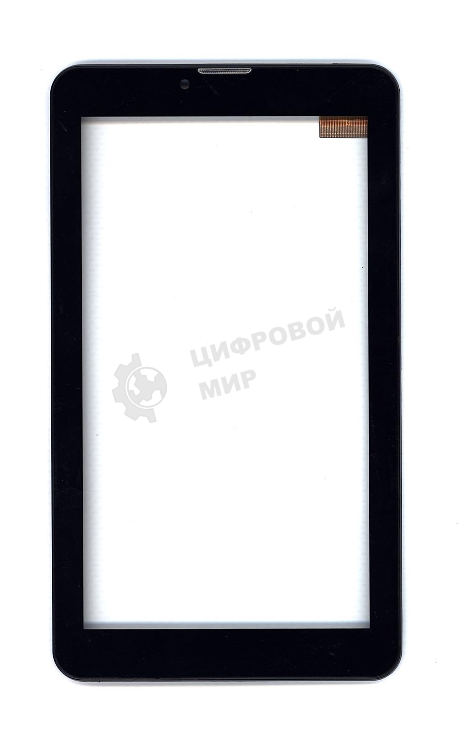 Сенсорное стекло (тачскрин) для Irbis TZone, черное c рамкой