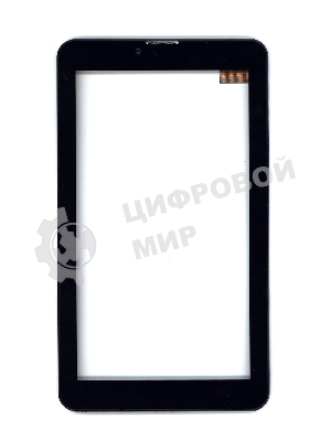 Сенсорное стекло (тачскрин) для Irbis TZone, черное c рамкой