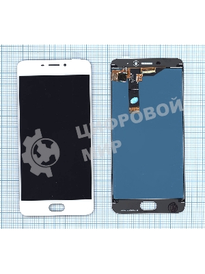 Дисплей для Meizu M6, белый