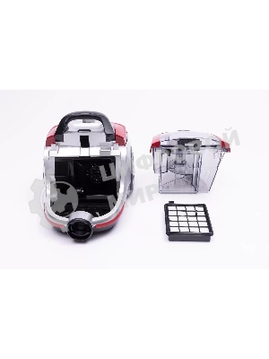 Пылесос Sharp ECNB16RR красный/серебристый, 320/1600 Вт, уборка сухая, пылесборник контейнер 1 л