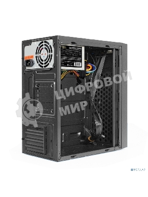 Компьютерный корпус Minitower ExeGate BAA-113-AAA350 (mATX, БП AAA350 с вент. 8см, 2*USB, аудио, черный)