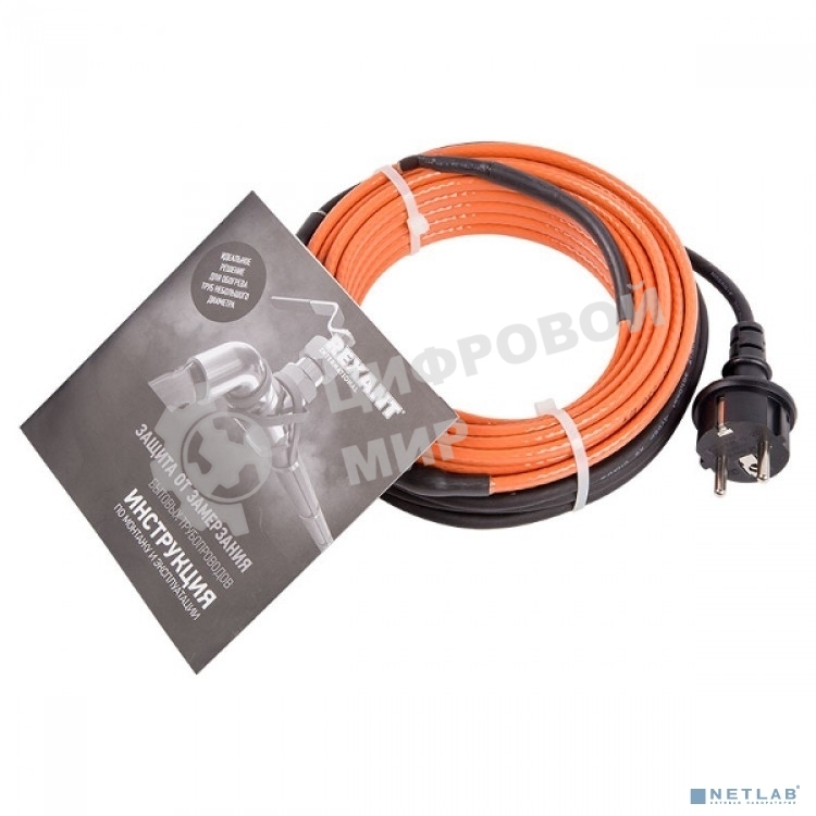 Греющий саморегулирующийся кабель Rexant (в трубу) 10HTM2-CT (20м/200Вт)