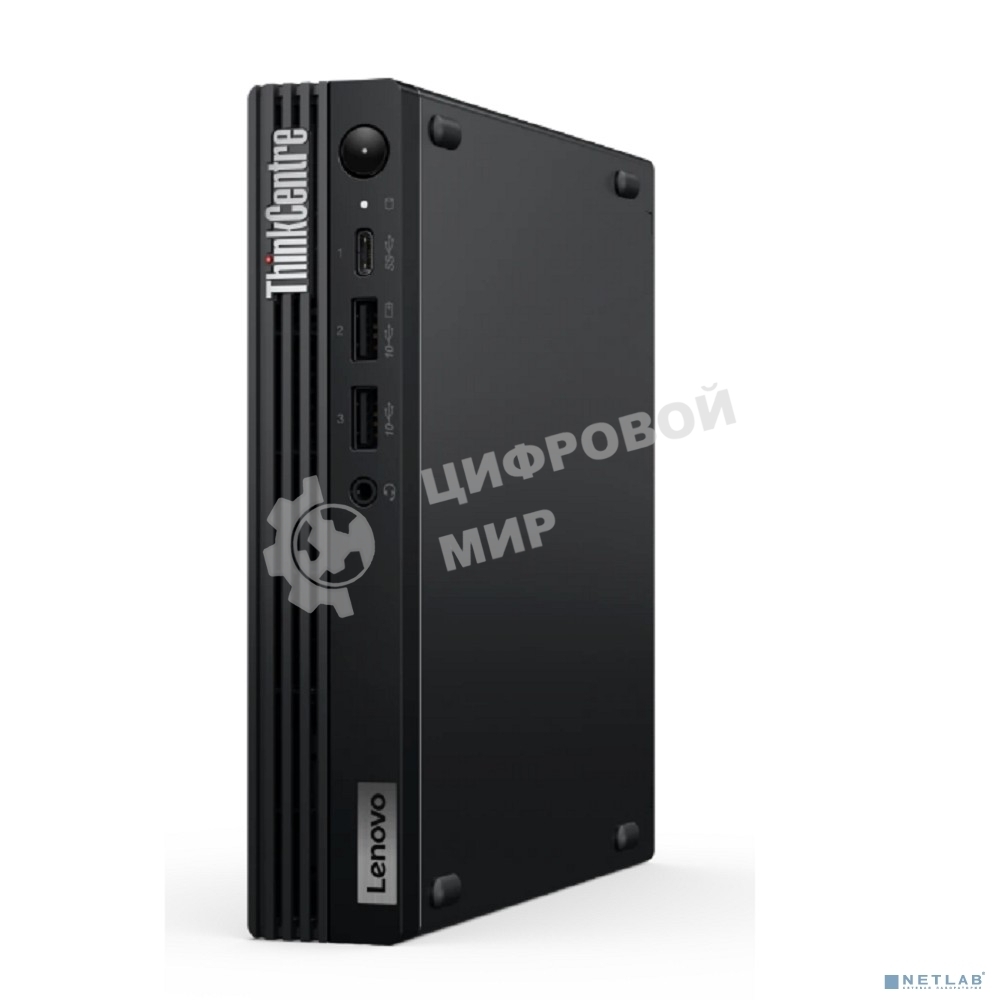 Неттоп Lenovo ThinkCentre Tiny M70q-5 slim i5 14400T (1.3) 16Gb SSD512Gb UHDG без ОС GbitEth WiFi BT 90W kb мышь клавиатура черный (12TESKR400)