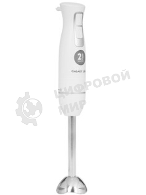 Блендер Galaxy Line GL 2144, белый, погружной, 1000 Вт, 17 000 об/мин, 2 скорости