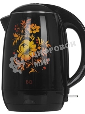 Чайник электрический BQ KT1702P черный-Цветы